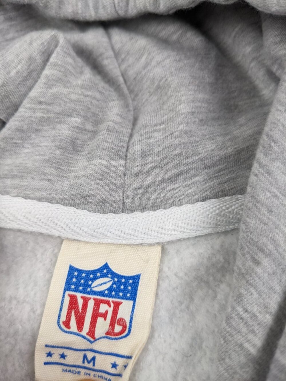 Philadelphia Eagles Hoodie Ultra Game Vintage Logo Sweatshirt Gray Mens Medium - Picture 3 of 9